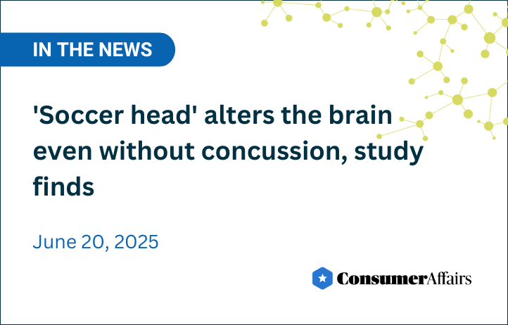 ‘Soccer head’ alters the brain even without concussion, study finds thumbnail image
