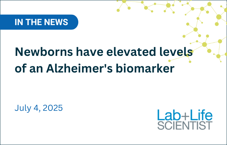 Newborns have elevated levels of an Alzheimer’s biomarker thumbnail image